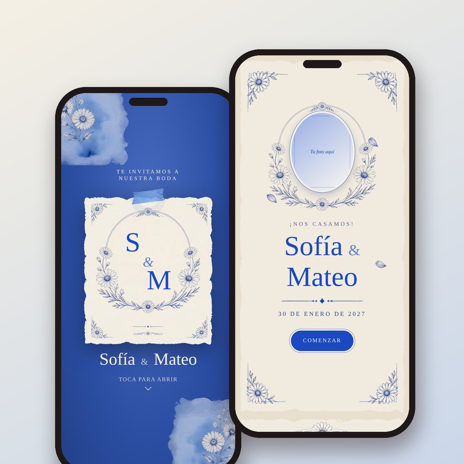Diseño Toque azul